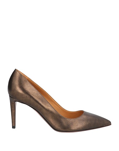 RALPH LAUREN COLLECTION Pump Bronze Leather