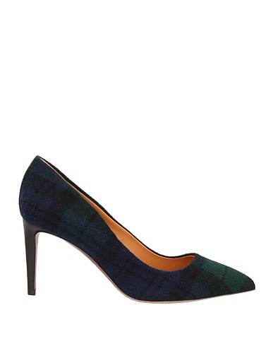 RALPH LAUREN COLLECTION Pump Midnight blue Textile fibers