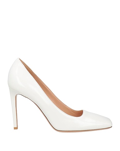 GIANVITO ROSSI Court Off white Leather