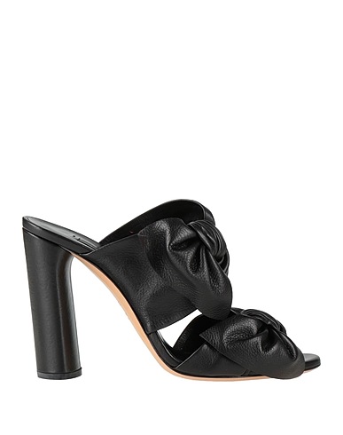 CASADEI Sandals Black Leather