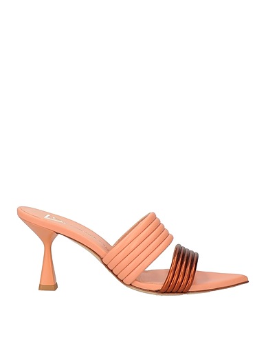 GIAMPAOLO VIOZZI Sandals Copper Leather