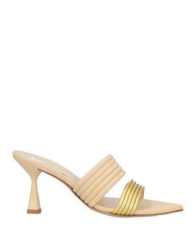 GIAMPAOLO VIOZZI Sandals Gold Leather