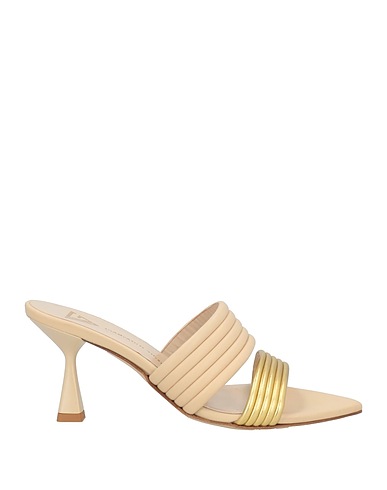 GIAMPAOLO VIOZZI Sandals Cream Leather