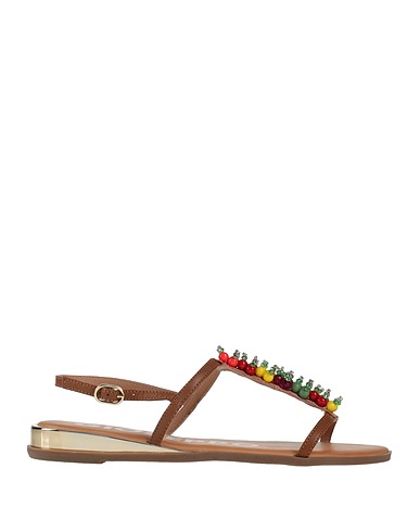 GIOSEPPO Sandals Brown Leather