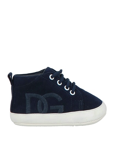 DOLCE&GABBANA Newborn shoes Midnight blue Leather