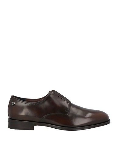 FERRAGAMO Zapato de cordones Café Piel de ternera