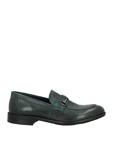 PAWELK'S Loafers Dark green Leather