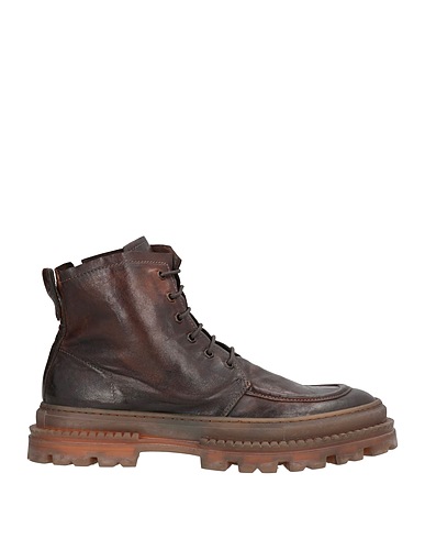 PAWELK'S Ankle boot Dark brown Leather