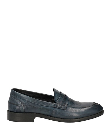 PAWELK'S Mocassino Blu navy Pelle