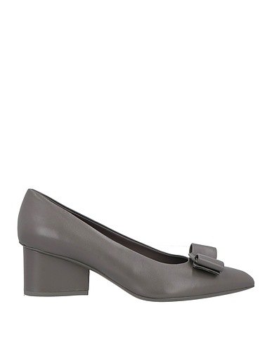 FERRAGAMO Court Grey Lambskin