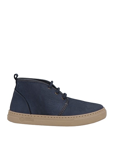 NATURAL WORLD Ankle boot Midnight blue Leather