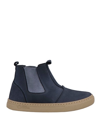 NATURAL WORLD Ankle boot Navy blue Leather