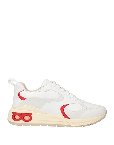 FERRAGAMO Sneakers White Leather