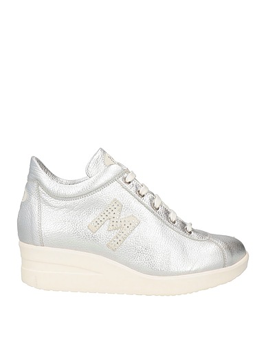MAX Sneakers Argento Pelle