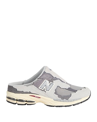NEW BALANCE Sneakers 2002N
 Grey Leather, Textile fibers