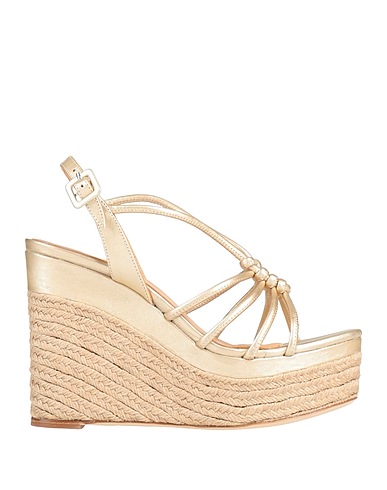 PALOMA BARCELÓ Espadrilles Platinum Leather