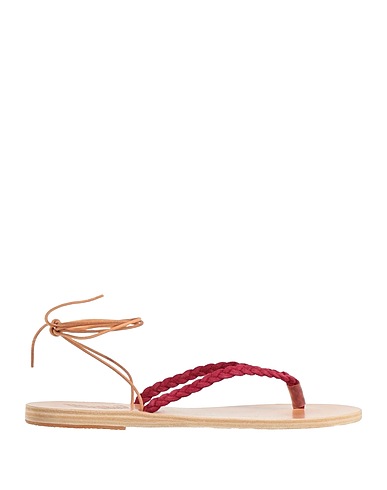 ANCIENT GREEK SANDALS Dianetten Bordeaux Leder