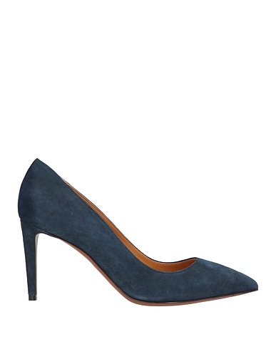 RALPH LAUREN COLLECTION Pump Navy 100% Calfskin