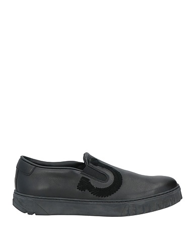 FERRAGAMO Sneakers Black 87% Calfskin, 11% Goat skin, 2% Elastane