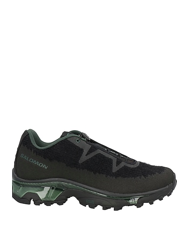 SALOMON Sneakers Black Textile fibres, Rubber