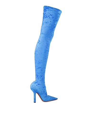 VETEMENTS Boots Azure Textile fibres