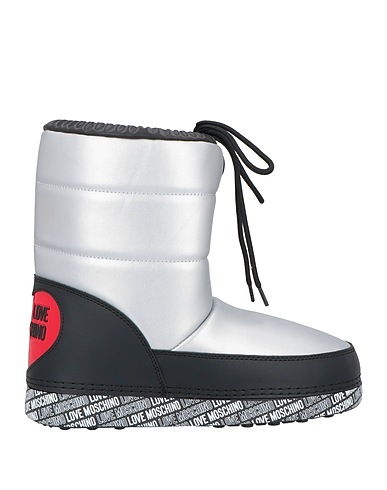 LOVE MOSCHINO Stivaletti Grigio Fibre tessili