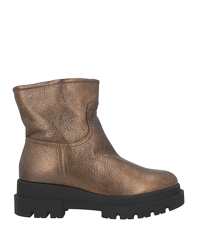 LE BABE Stivaletti Oro Pelle