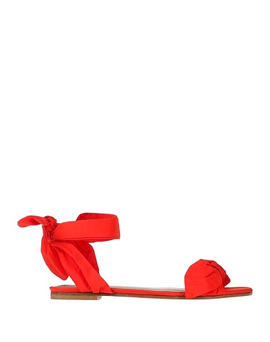 RED(V) Sandals Tomato red Textile fibers