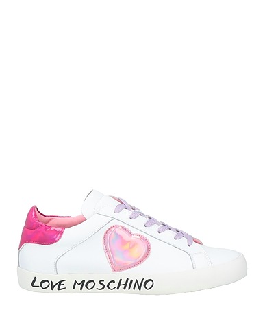LOVE MOSCHINO Sneakers White Calfskin