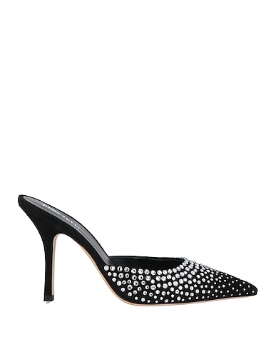 PARIS TEXAS Mules and clogs Black Leather