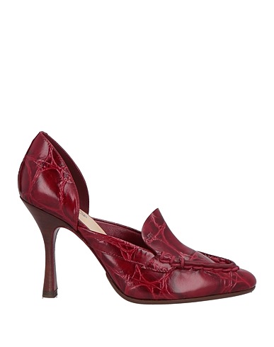 TOD'S Court Garnet Leather