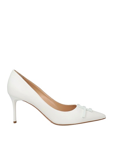 BALDININI Court White Calfskin