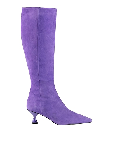 BALDININI Boots Purple Leather