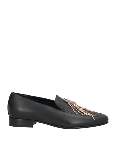AGL Loafers Black Leather