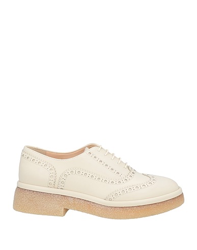 AGL Schnürschuhe Beige Leder