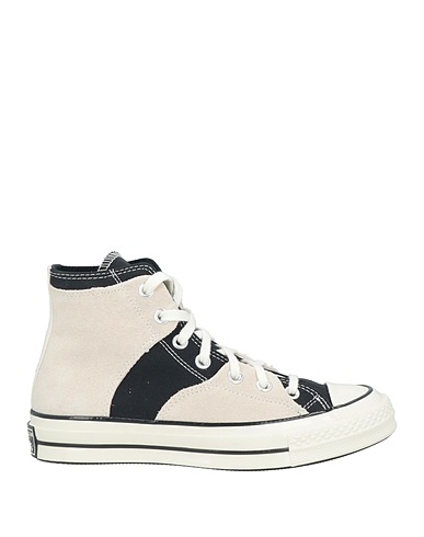CONVERSE Sneakers Black Leather, Textile fibres