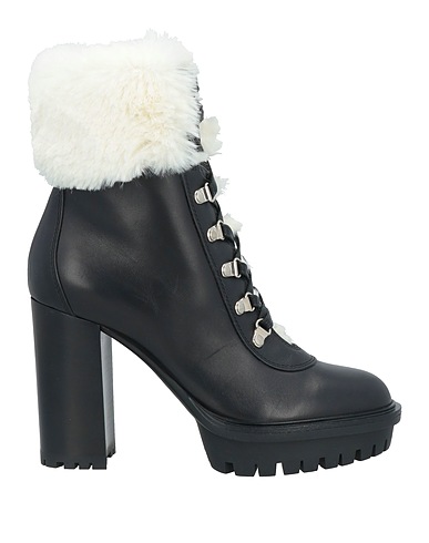 GIANVITO ROSSI Stiefelette Schwarz Leder