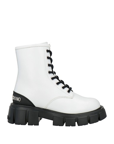LOVE MOSCHINO Ankle boot White Leather