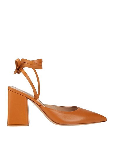 GIANVITO ROSSI Décolleté Marrone Pelle