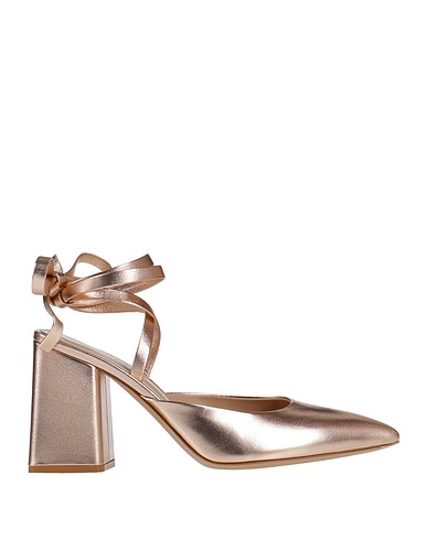 GIANVITO ROSSI Pump Rose gold Leather
