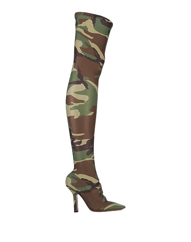 VETEMENTS Boots Military green Textile fibres