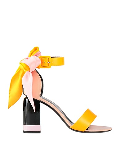 PIERRE HARDY Sandals Orange Leather