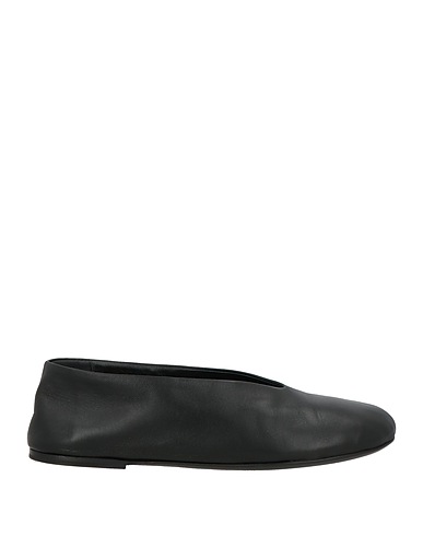 KHAITE Ballet flats NERO Leather