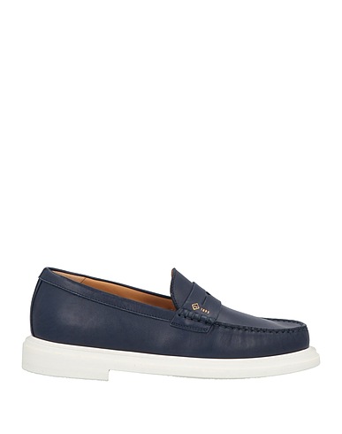 DUNHILL Loafers Blue Leather