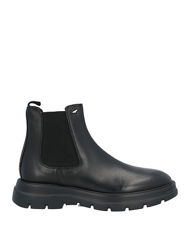 ALBERTO GUARDIANI Stiefelette Schwarz Leder