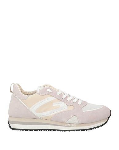 ALBERTO GUARDIANI Sneakers Off white Leather, Textile fibres