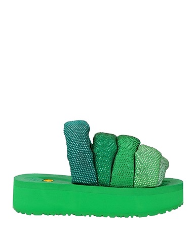 AHDIID Sandalen Grün Gewebefasern