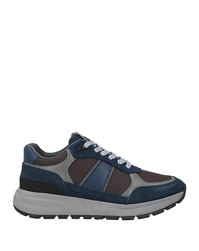 DOCKSTEPS Sneakers Navy blue Leather, Textile fibres