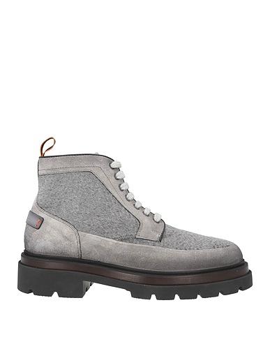 SANTONI Stiefelette Grau Schafleder