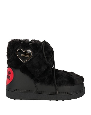 LOVE MOSCHINO Stivaletti Nero Fibre tessili